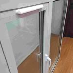Surface Mounting Aluminium Glass Window White Aluminum Casement Window