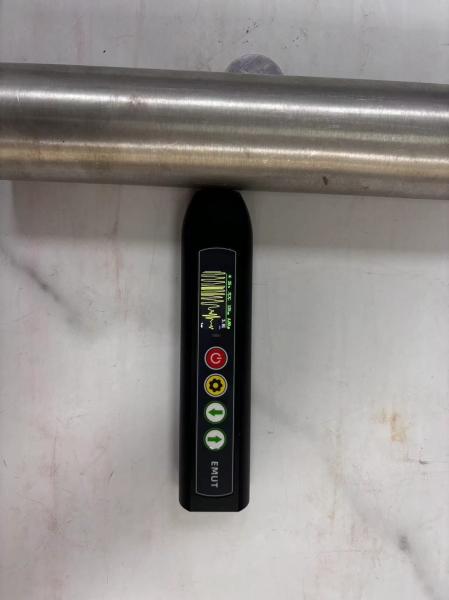 A Scan B Scan EMAT Air Coupling Ultrasonic Thickness Gauge With High Temperature