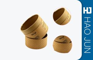 Quality Portable Recycled Kraft Candle Boxes , Kraft Shipping Tubes For Candle wholesale