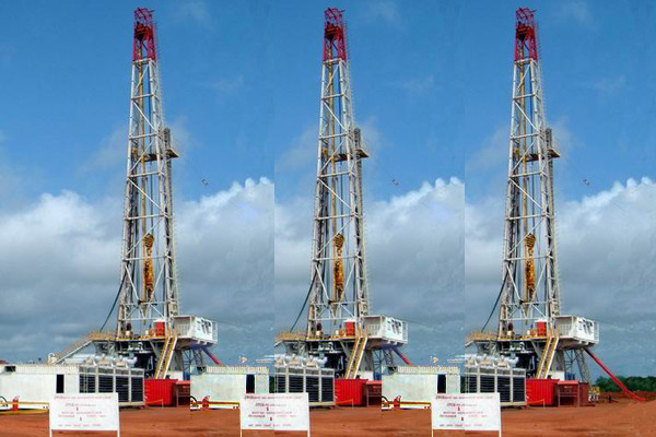 Intelligent ZJ70/4500D Skid Mounted Drilling Rig Machine Driven By AC VF Motor