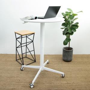 Quality Cast Aluminium One Leg Height Adjustable Computer Desk wholesale