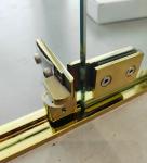 Casting Brass Shower Door Hinges High Precision Erosion Resistant