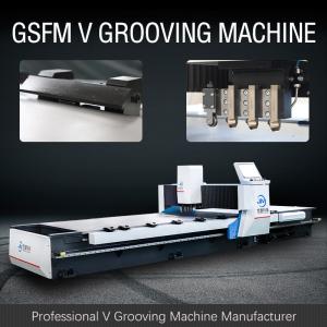 Quality Four Sided V Slotting Machine Fully Automatic For Door Industry Precision wholesale