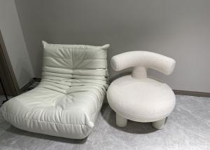Quality Lamb Velvet Small Single Sofa Chair Nordic White Living Room Chair wholesale