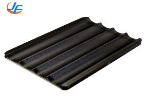 Quality RK Bakeware China Foodservice NSF Australia Mackies 5 Flutes Nonstick Glazed Aluminum Baguette Baking Tray wholesale