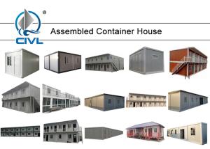 Quality Shipping Container House Container Flat Pack Container Doemitory House White 6M Long wholesale