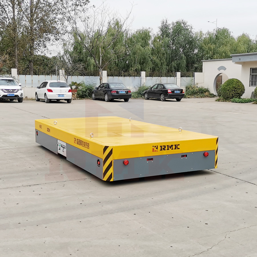 20 Tons Warehouse Heavy Duty Transfer Cart Remote Control Laser Scanning