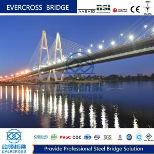 Quality Stability Cable Stayed Bridges Highway Easy To Cantilever Construction wholesale