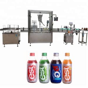 Quality AC220V 50 / 60Hz Bottle Screw Capping Machine , Touch Screen Bottle Filling Capping Machine wholesale