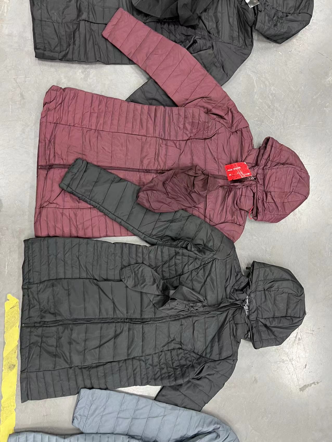 Stockpapa Custom Ladies Longline Padded Jacket M L XL 2XL 3XL Size