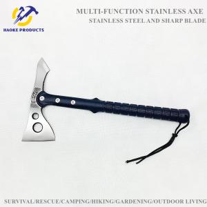 Quality Multi-Function Light Weight Stainless Steel Survival Rescue Axe With Double Sharp Blades wholesale
