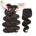 Natural Black Remy Human Hair Bundles Guaranteed Natural Elegance