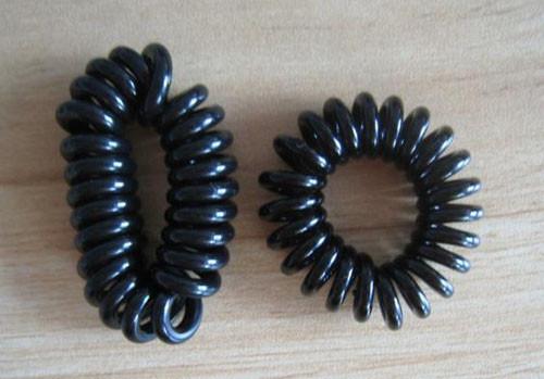 Black mini wrist key coil stretchable wristband keychain novelty product high