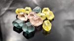 Round Shape Pink Vs Vvs Uncut Rough HPHT Diamond Industrial Grade