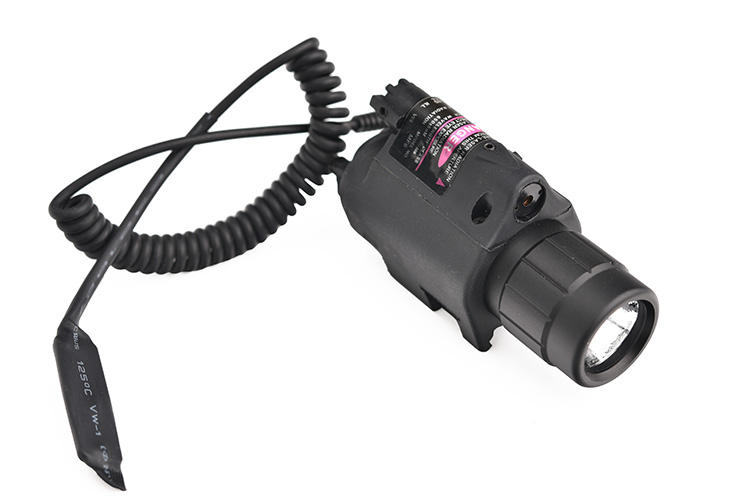 650nm Wave Length 5mw Output Power LED Flashlight and Red Laser Sight