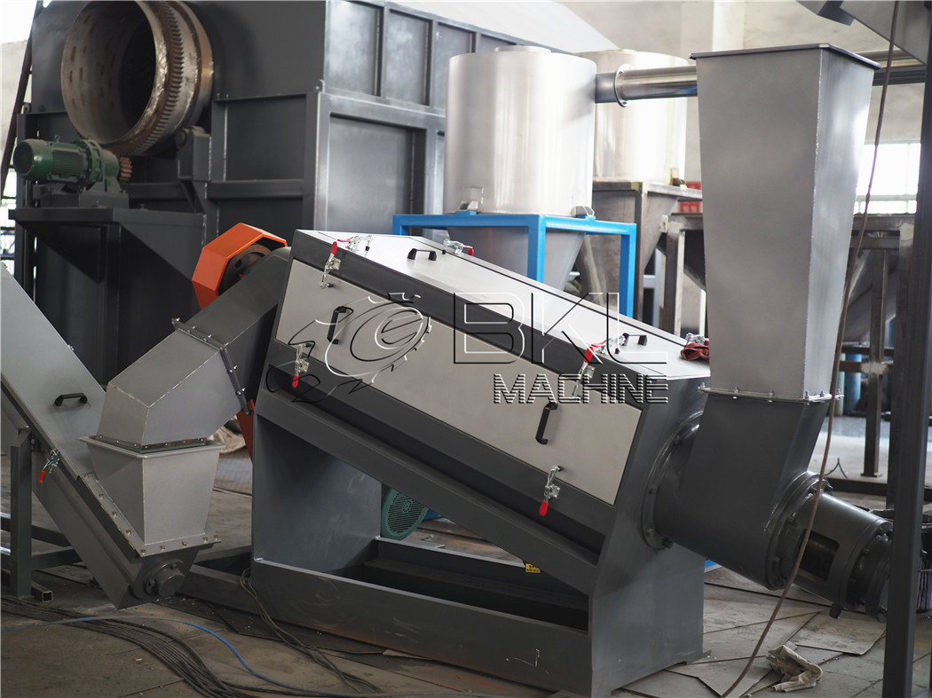 PET 7m3 Hr Plastic Waste Recycling Machine Washing 12mm