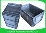 65 Litre Industrial Euro Stacking Containers Heavy Duty Foldable Transport Space