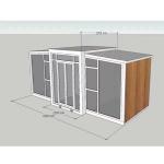 Villa 2 Bedrooms Luxury Prefabricated Container House 20 40ft Expandable