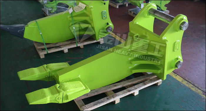 Komatsu Excavator Ripper Shank , Sharp Single Shank Ripper For PC200 PC210 PC220