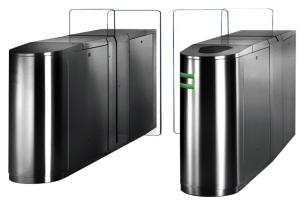 Quality Crystal Acrylic Flap Access Turnstiles Gate wholesale