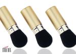 Beautiful Retractable Blush Brush Synthetic Hair Makeup Brushes Pink Zipper