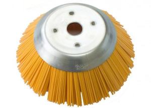 Quality Yellow Bristle Nylon Rilsan Trimming Weed Brush , Road Sweeper Brushes wholesale