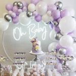 New Waterproof Oh Baby Landscape Lamps Acrylic Light Letters Flexible LED Custom