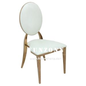 Quality Gold Stainless Steel Wedding Chairs Royal Wedding Chair Rentals W49xD53xH94cm wholesale