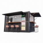 Modified Shipping Container 10ft EU Mini Pop-up Shop for Outdoor Fast-Food