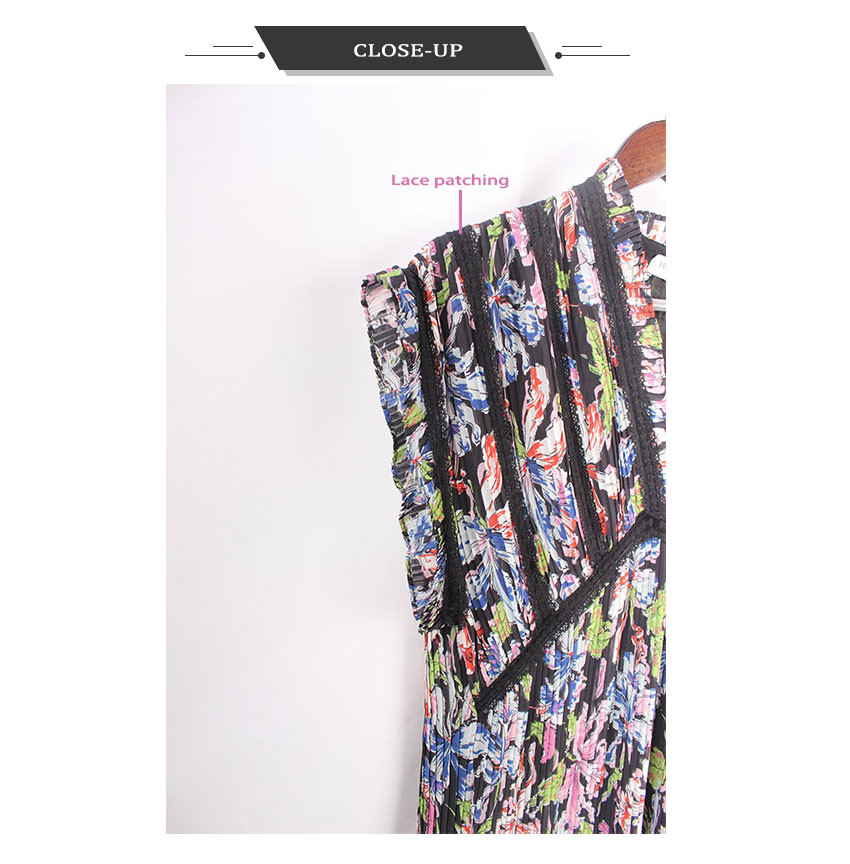 GRS Pleated Maxi Dress
