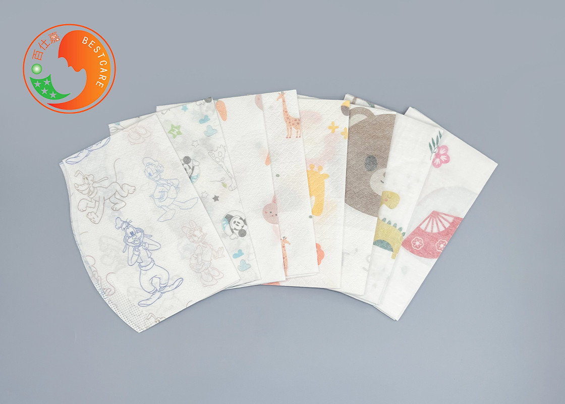 Eco Friendly Customized Disposable Baby Bibs Boy Girl Private LOGO Colorful