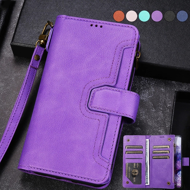 Sports Design Style Flip Leather Case For Samsung A51 Note20 Ultra Magnetic Card Stand