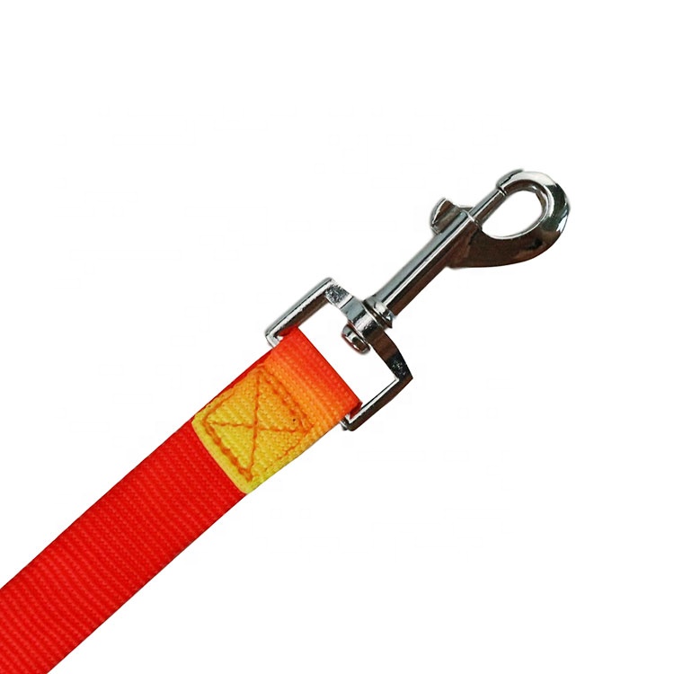 Nylon Elastic Pet Traction Rope Dog Collars Leashes With Neoprene Padded Handle