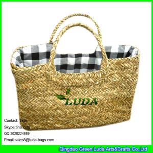Quality LUDA natural hobo handbag shop for bags handwoven seagrass straw bag wholesale