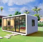 Premade Apple House 20ft Glass Sliding Door for Mini Portable Office
