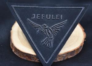 Quality 3D TPU Logo Custom Embossed Labels Brand Name Fabric Badges For Clothes wholesale