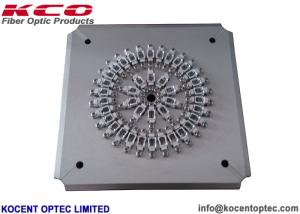 China 24 Positions 48 Connectors LC APC Fiber optical Polishing Fixture Jigs on sale