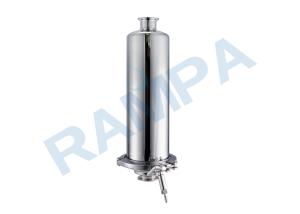 Quality 10 Inch Single Core Stainless Steel Filter Housing SUS316L Sanitary Grade wholesale