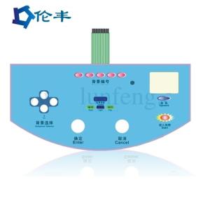 Quality Pantone LED Membrane Keypad Panel Polydome Button Medical Equipments wholesale