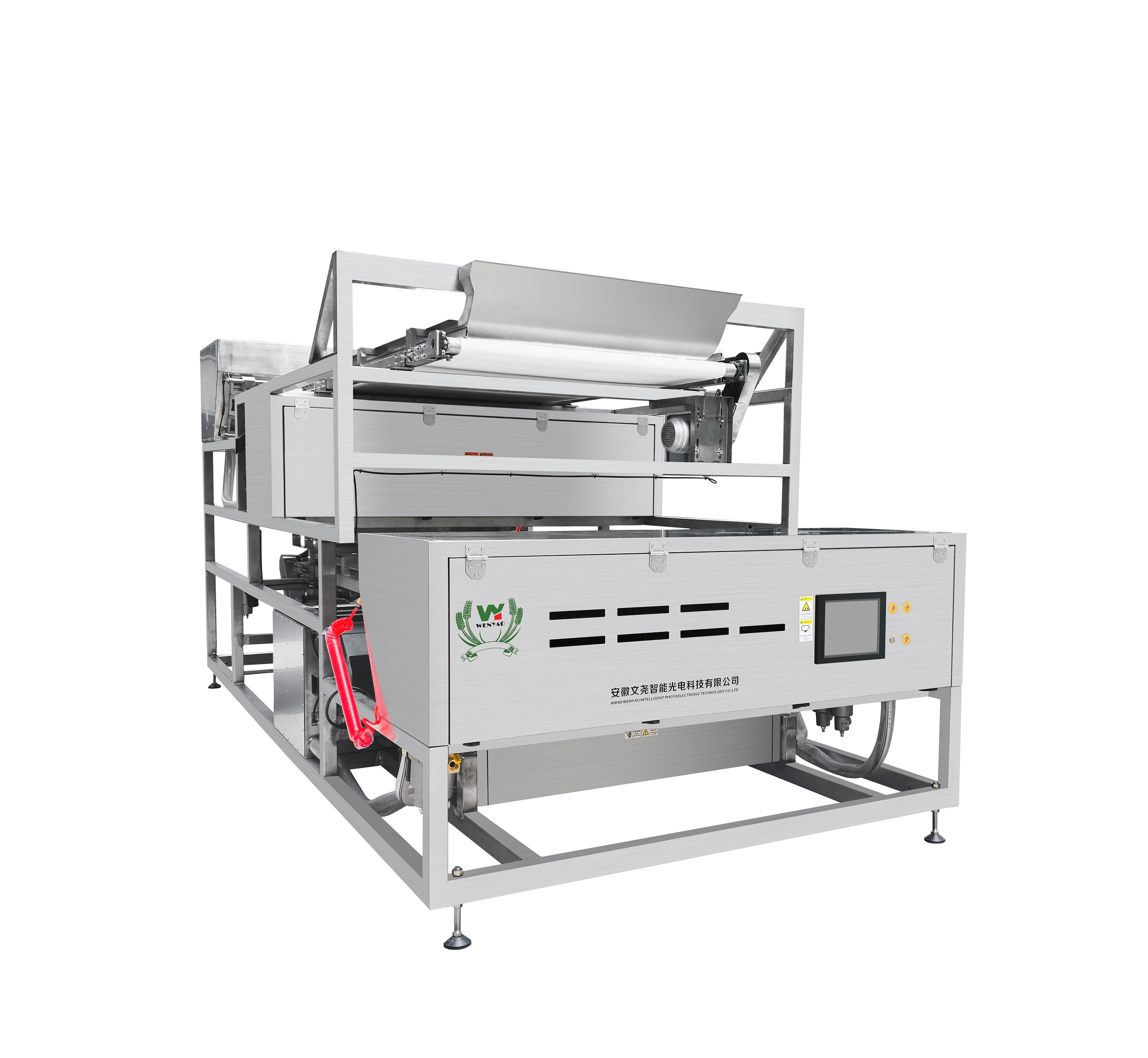 Wenyao Large Capacity Potassium Feldspar Color Sorter Quartz Stone Sand 10-20tons Per Hourcrawler Colour Sorter Machine