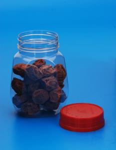 Quality food grade pet hexagon plastic container waterproof screw cap hexagon plastic container plastic screw cap wholesale