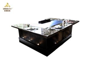 Quality Electric Teppanyaki Hibachi Grill table with sunken air inlet design wholesale