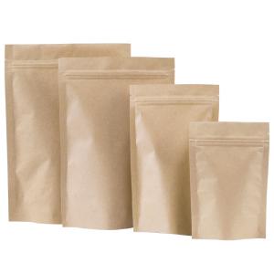 Quality Food Grade Zipper Cpp Printed Kraft Paper Pouches wholesale