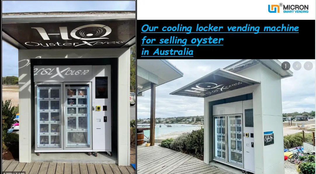 Micron Frozen meat vending machine in Australia