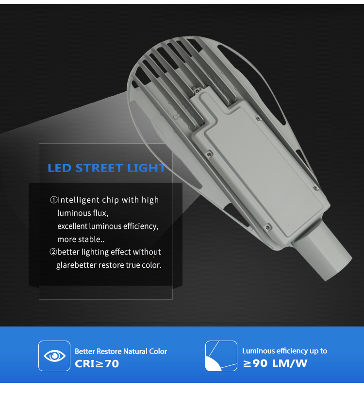 Outdoor Smd Led Luminaire Road Light 20W 30W 40W 50W Power Factor 0.95 High Way Light