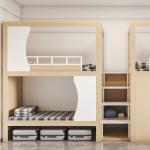 Support customization ISO9001 certified capsule apartment bed, three person seat