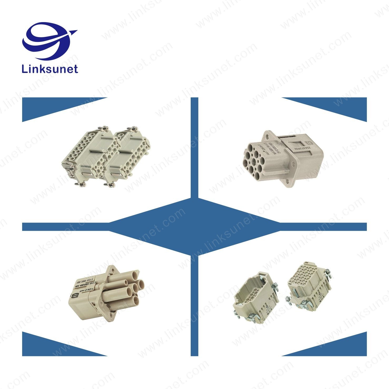 Harting 6P 09340062602 Heavy Duty Harness Four Point Female Sockets