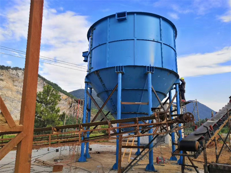 Treatment Deep Cone Thickener Black Color High Cleanliness Environmental Protection