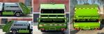 DONGFENG Rubish Sanitation Compressed Garbage Truck Vehicle Hydraulic