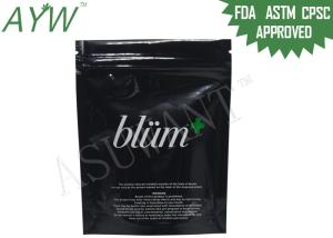 Quality Plastic Weeds Packaging Medical Weed k Bags With130 Mic Thickness wholesale